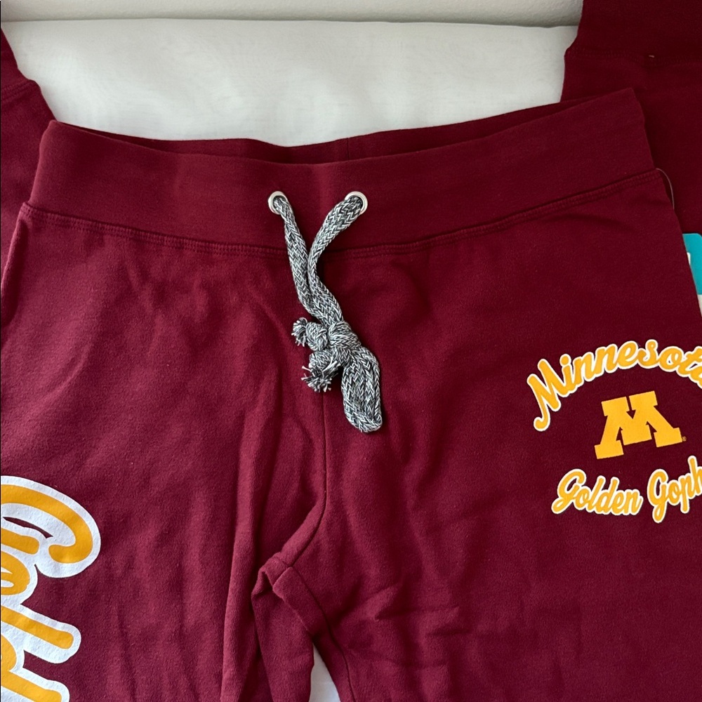 NWT [Gen2] Minnesota Golden Gophers NCAA Drawstring Jogger Sweats Juniors M 7/9 - Picture 9 of 14